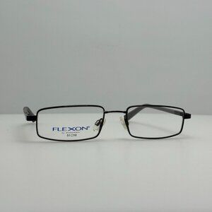 Flexon Eyeglasses Eye Glasses Frames 458 Black Chrome Marchon 51-18-135